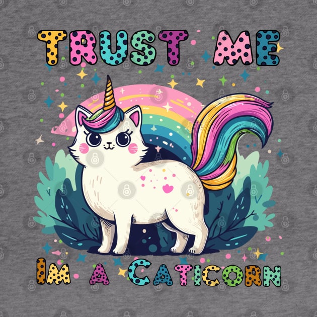 Trust Me Im A Caticorn - Unicorn Cat by fantastico.studio